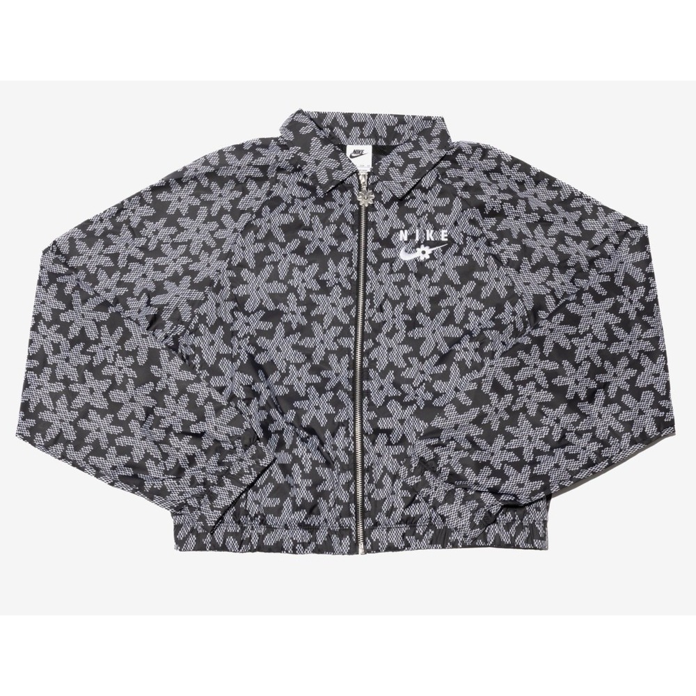 Nike Sportswear Jacket Womens XL Black Floral AOP Woven Bomber DM6313-010 - Picture 10 of 11